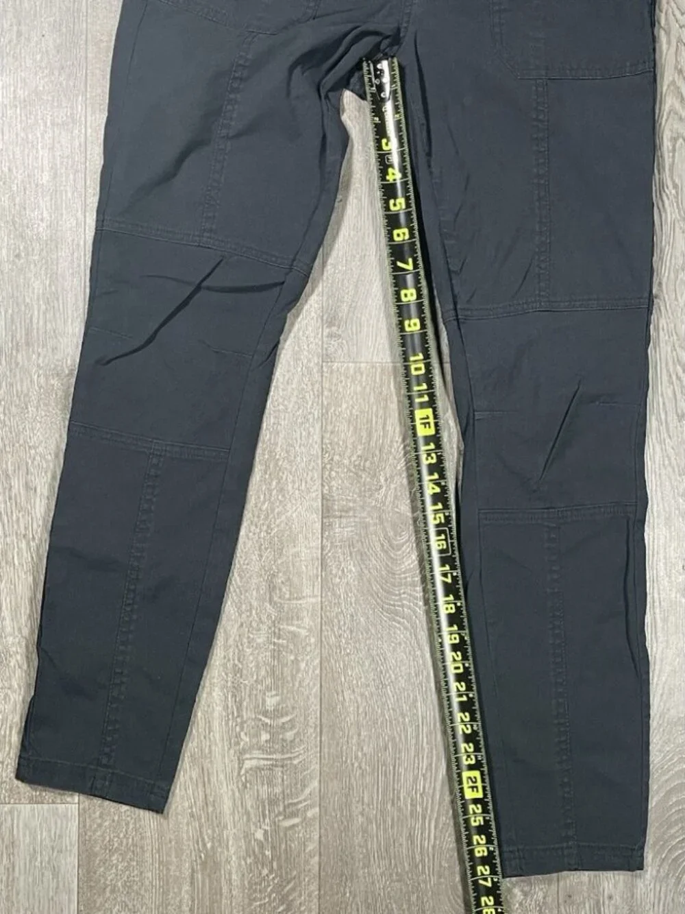 Prana Essex Outdoor Hiking Black Snap Closure Pants - Women Size 2 - Picture 12 of 13